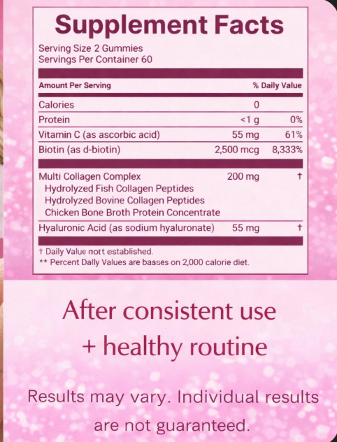 The Beauty Code Collagen Peptides Gummies